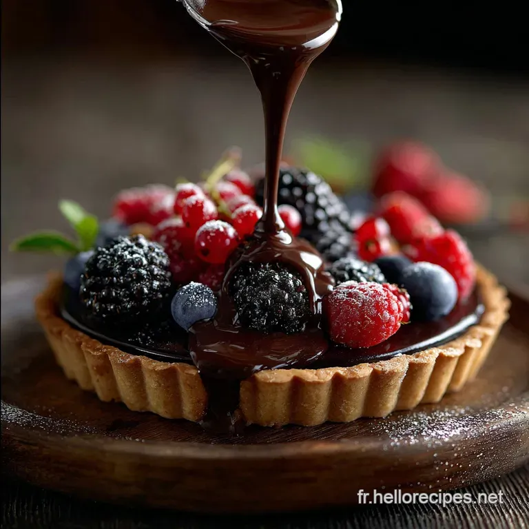 Tarte au chocolat : LArt de la Ganache Parfaite