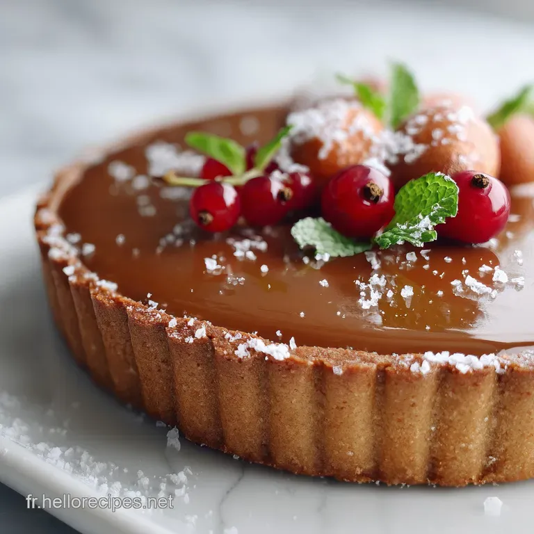 Tarte au Daim: Chocolat Amande Caramel