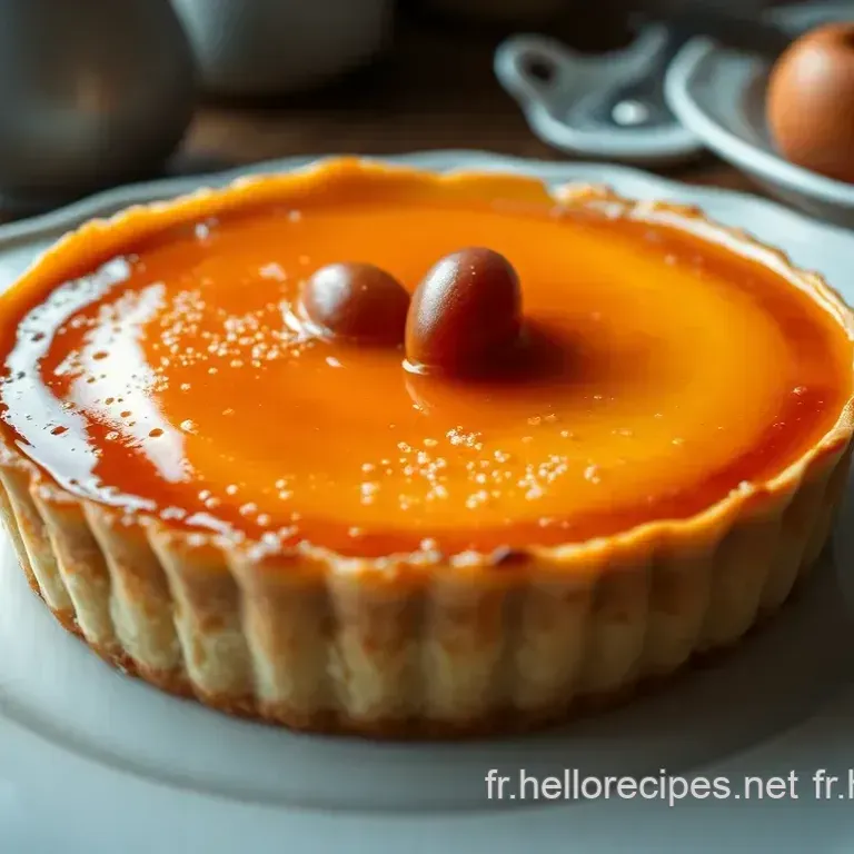 Ma délicieuse tarte au flan : un dessert crémeux et réconfortant