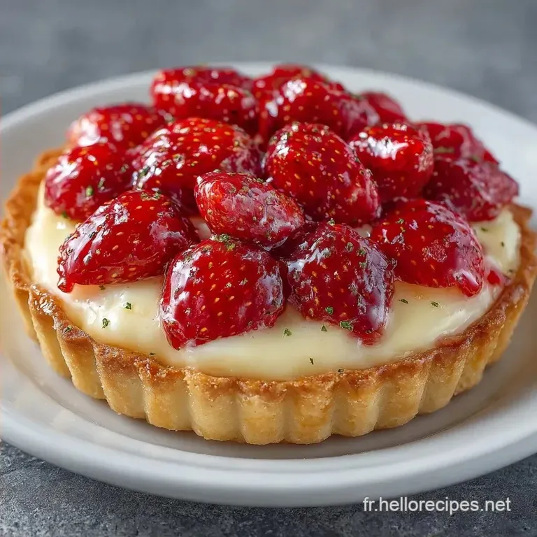 L Ancienne Tarte Fraises P&acirc;tissi&egrave;re: Fond Craquant