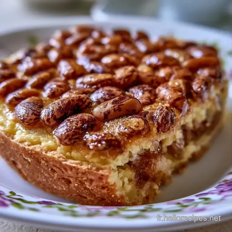 Part triangulaire sur assiette blanche, r&eacute;v&eacute;lant une texture onctueuse et une p&acirc;te croustillante bien dor&eacute;e.