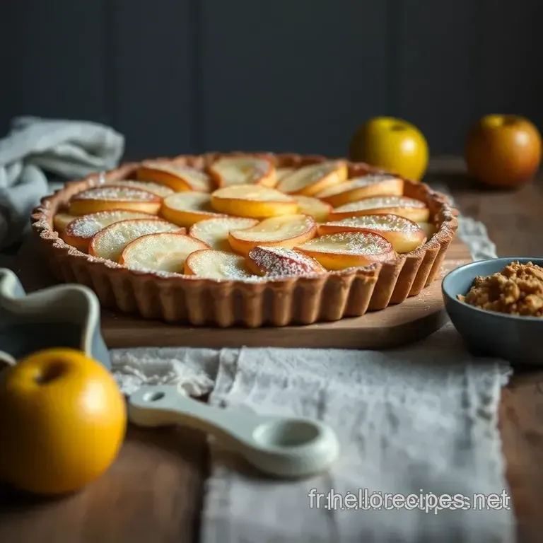 Tarte aux Pommes Normande – Une Douceur Authentique presentation