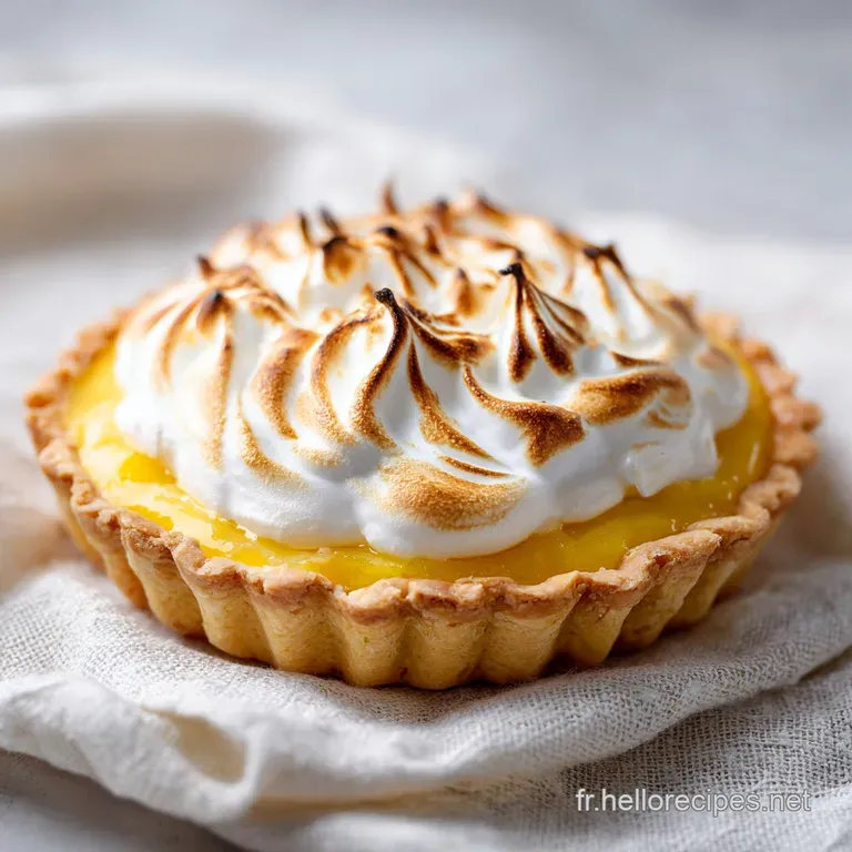 Recette de Tarte au Citron Facile et L&eacute;g&egrave;re Meringu&eacute;e
