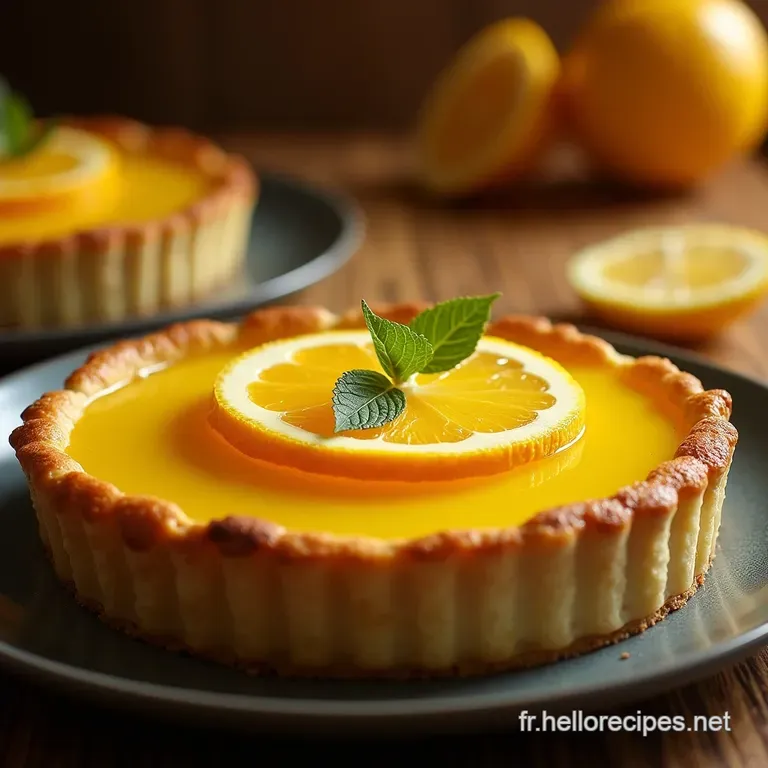 La Divine Tarte au Citron Classique Croustillante et Acidulée Facile à Réussir presentation