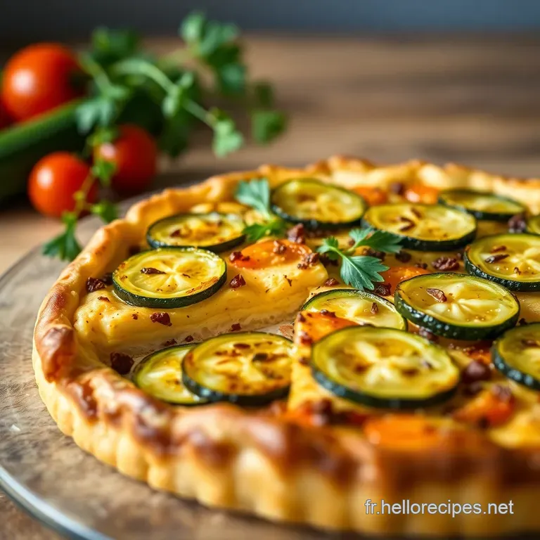 Tarte Courgette Tomate Provençale Un Rayon de Soleil sur Votre Table