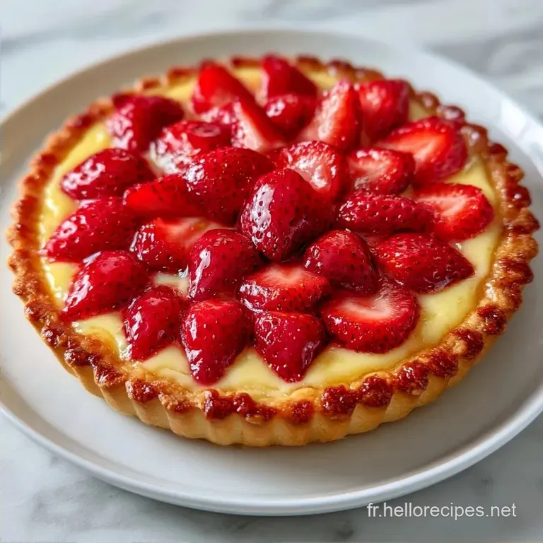 Tarte aux Fraises Maison: Fond Craquant