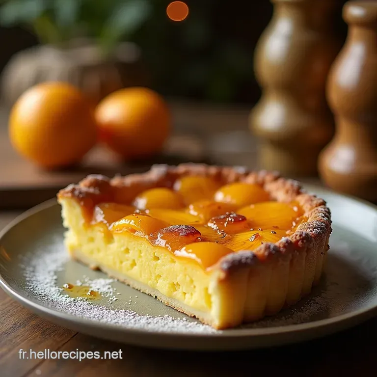 La Reine des Forêts Tarte Rustique aux Myrtilles Fraîches Sablée à la Vanille presentation