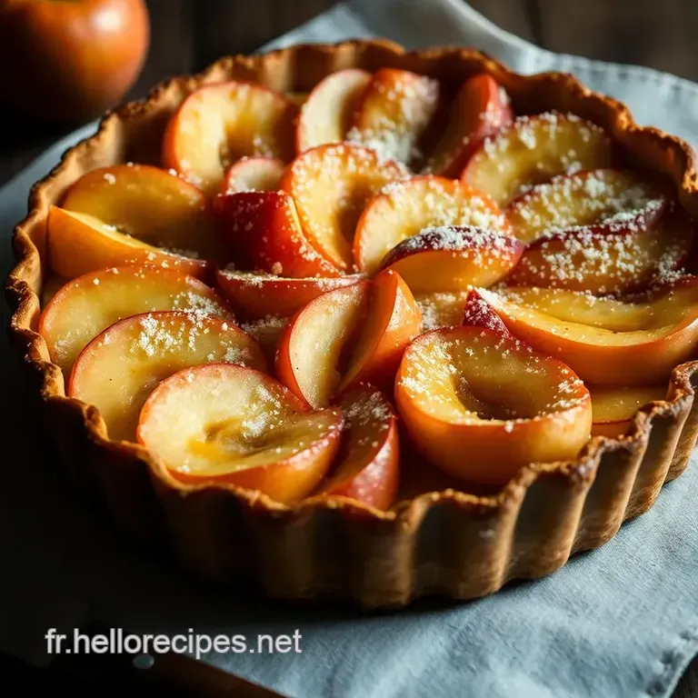 Tarte Normande aux Pommes presentation