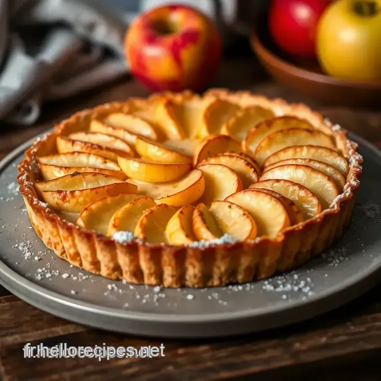 Tarte Normande: Recette Traditionnelle de Normandie presentation