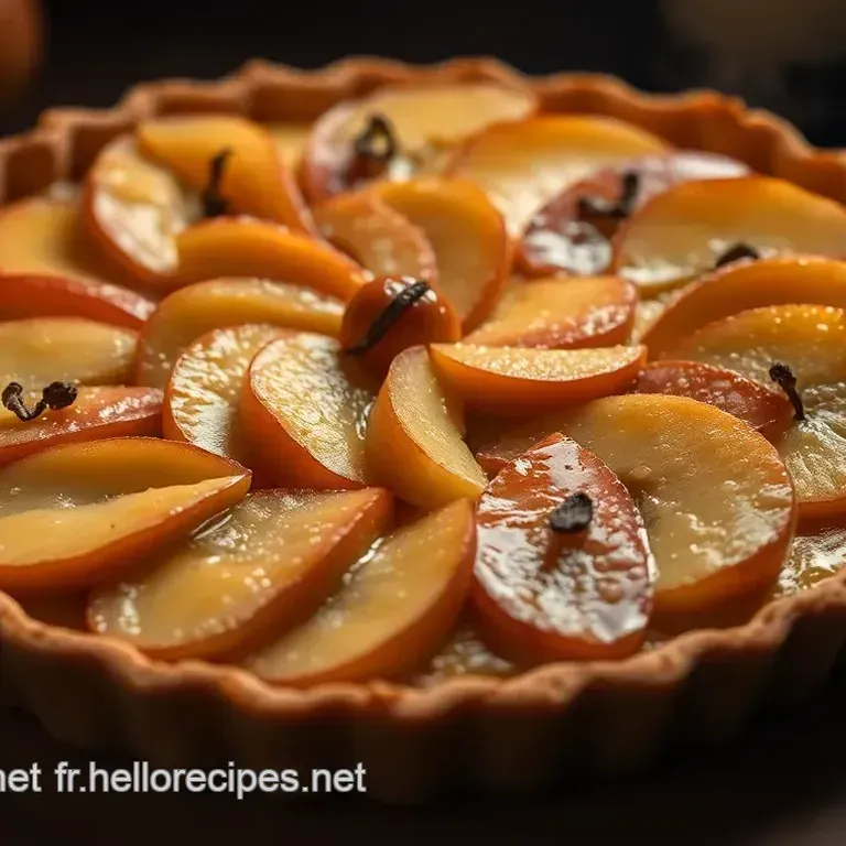Recette traditionnelle : Tarte Normande aux Pommes Caramélisées