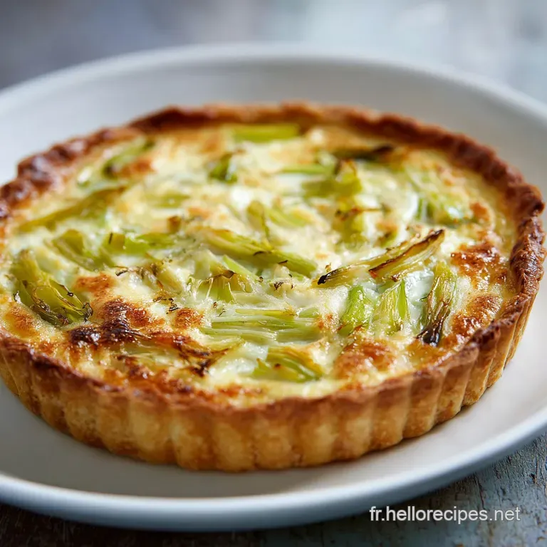 Tarte au Poireau Recette Traditionnelle