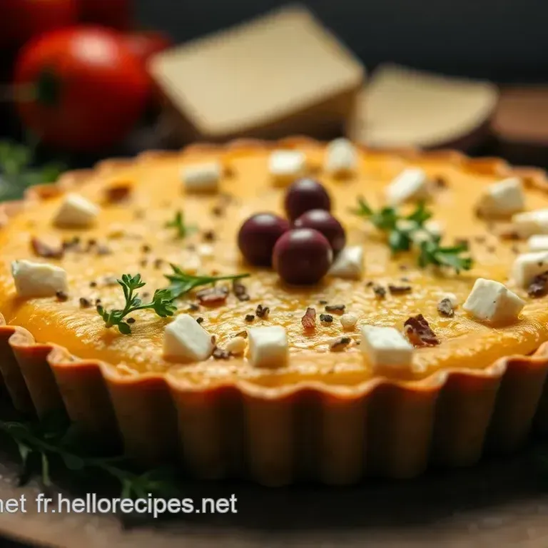 Recette Tarte Épinard Frais & Chèvre: Simple et Rustique!
