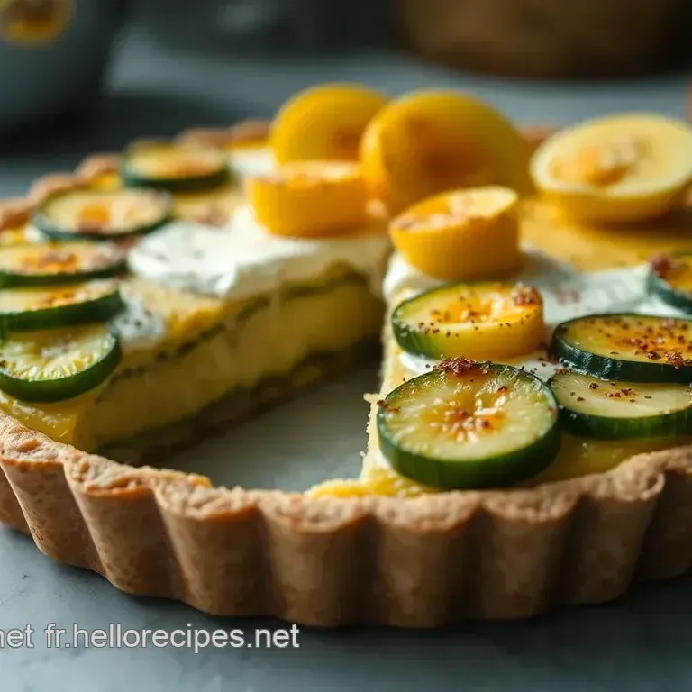 Tarte Salée à la Courgette et au Mascarpone