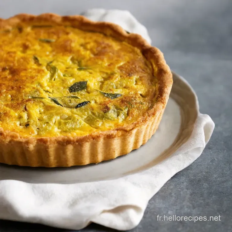 Tarte Soleil aux Courgettes Tomates et Bleu SaintAgur