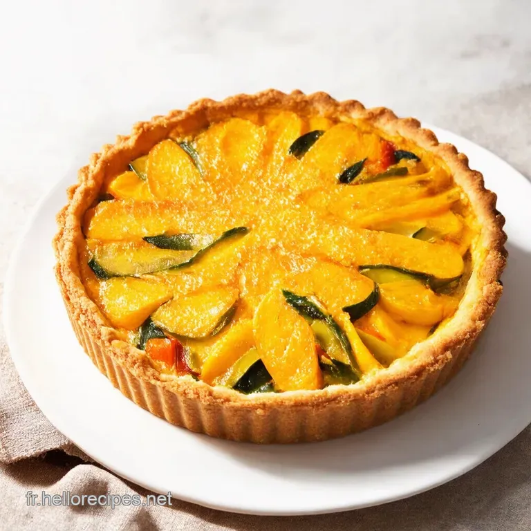 Tarte Soleil aux Légumes