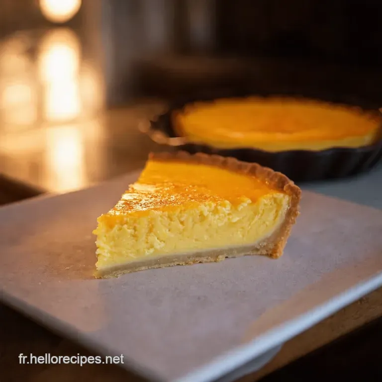 Tarte Soleil &Eacute;clatante a Savory Sunburst of Flavor presentation