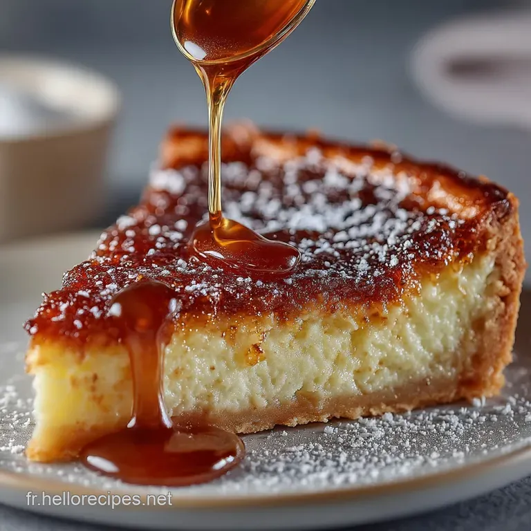 La Vraie Tarte au Sucre du Nord Croustillante Moelleuse et Caramelisée à Souhait presentation