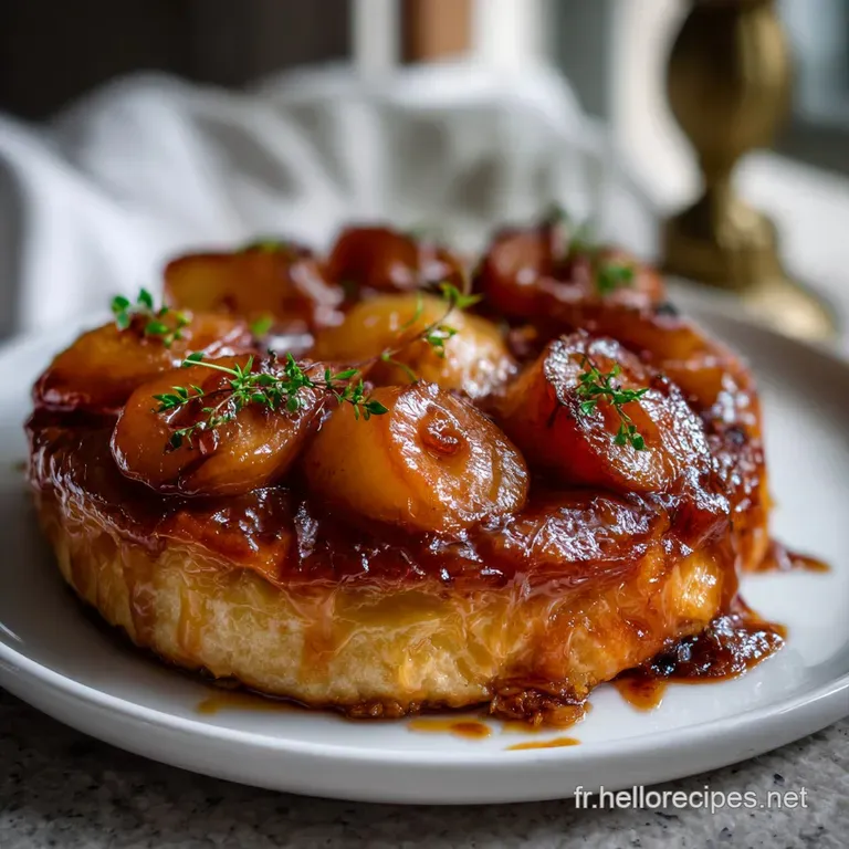 Tarte Tatin Aux Coings Amour De : Le Secret Du Coing Velout&eacute; presentation