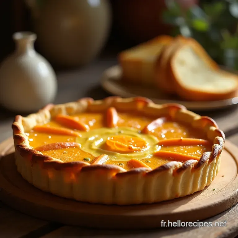 La Légende du Quotidien Tarte au Thon Express à la Pâte Brisée Moelleuse et Dorée presentation