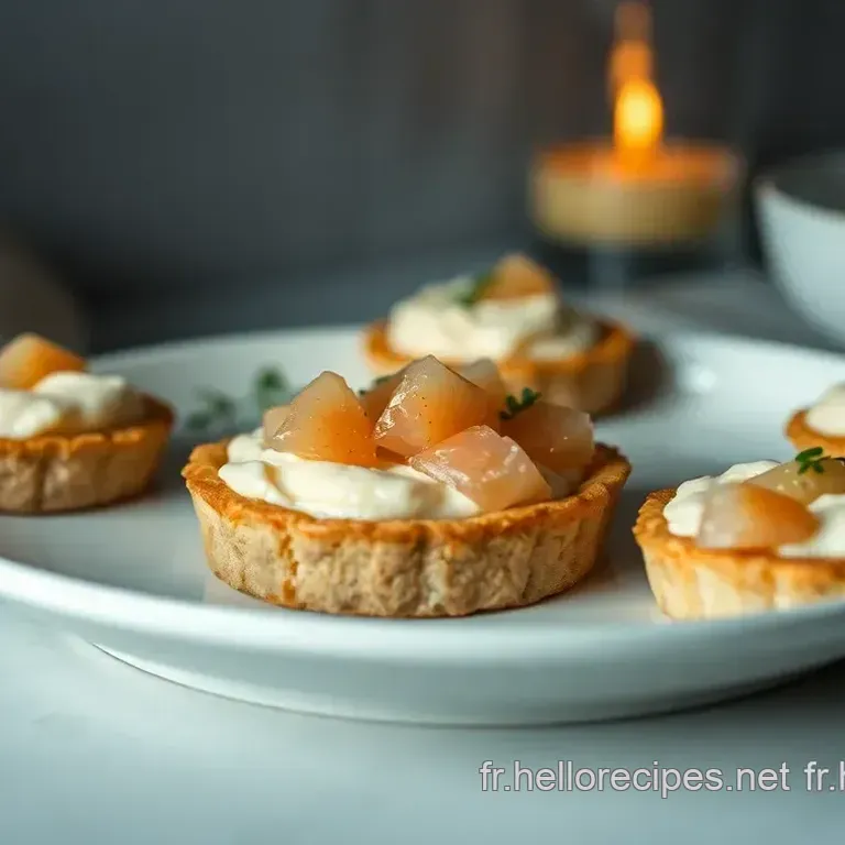 Tartelettes au Saumon Fumé et Crème Citronnée