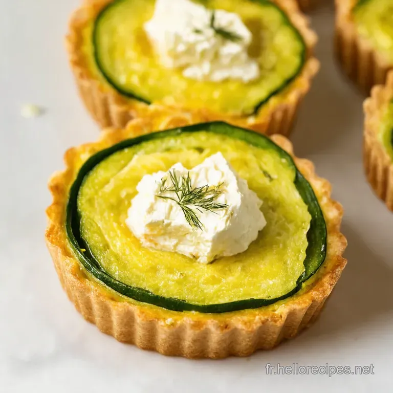 Tartelettes Estivales à la Courgette et Chèvre Frais