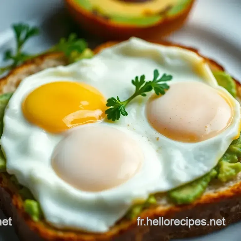 Tartine Avocat & Oeuf MolletIl y: Mon Brunch Parisien Facile!