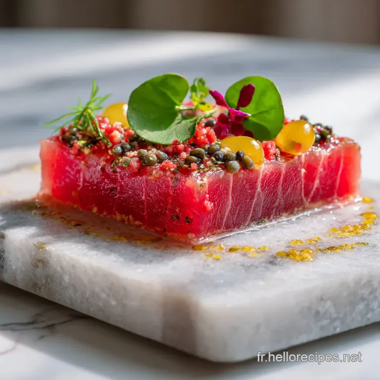 Tataki de Thon Rouge : Fondant et Savoureux