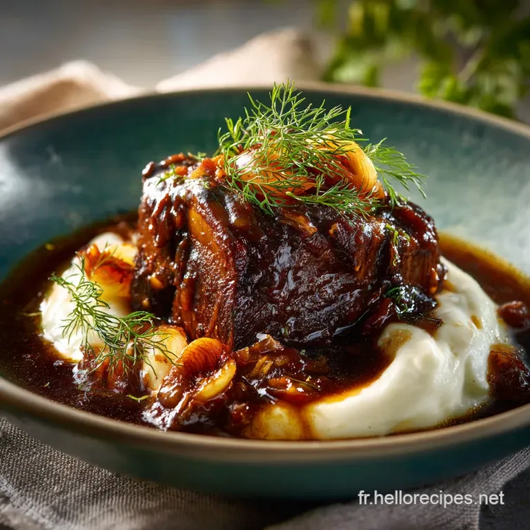 Tav Kosi : Agneau Conf&icirc;t Dans Sa Sauce Cr&eacute;meuse presentation