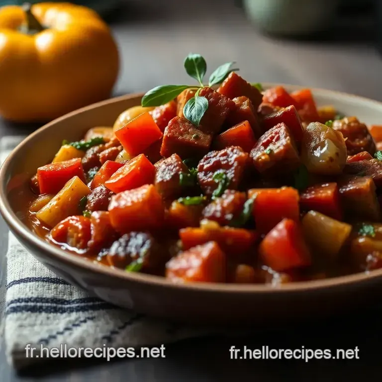 Tchoutchouka : La Ratatouille de Saucisse d' Algérie presentation