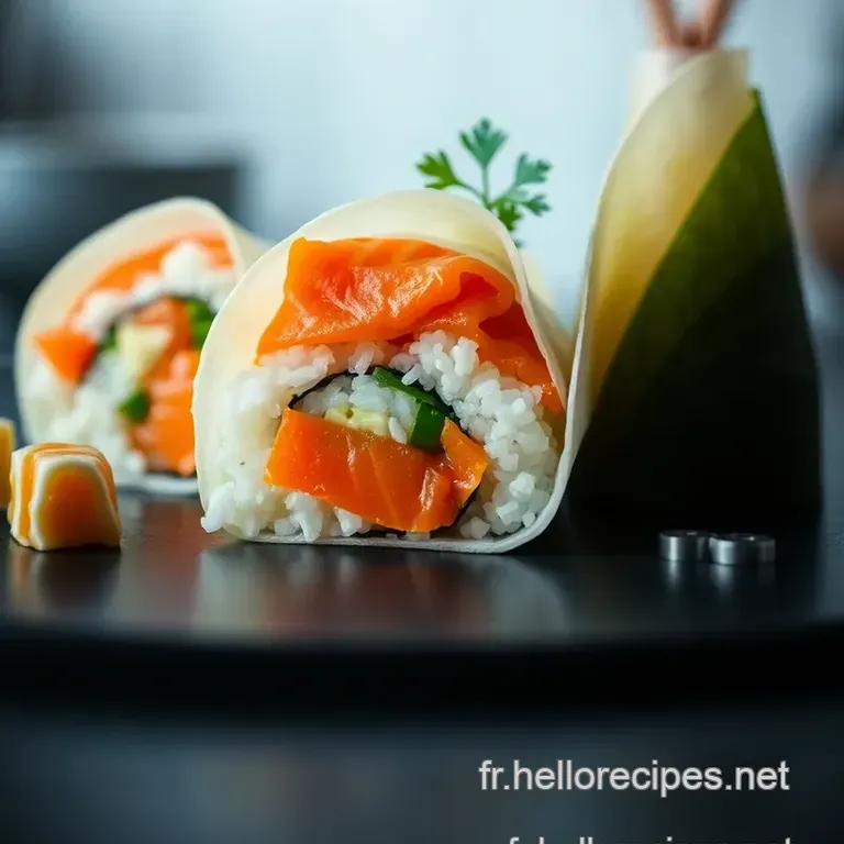 Temaki : Les Cones de Sushi à Composer Soi-Même presentation