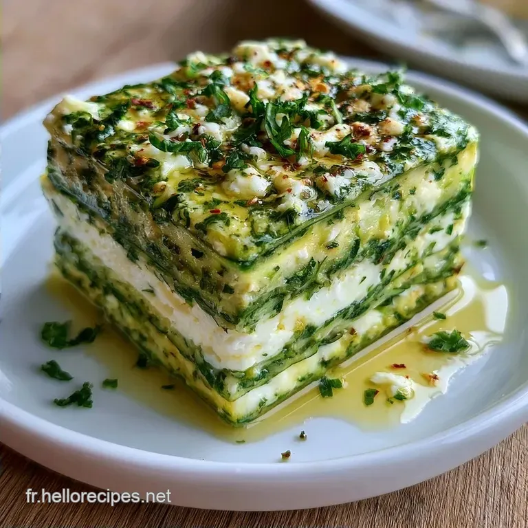Terrine Courgette Feta et Basilic Fondante