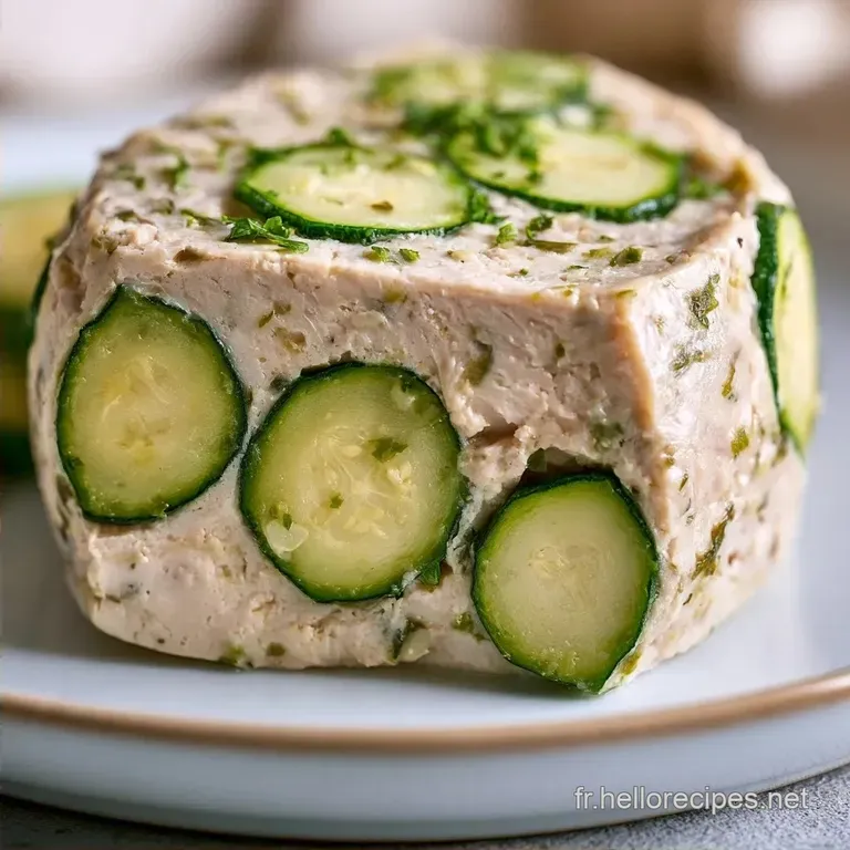 Terrine Courgettes Poulet au Fromage Frais