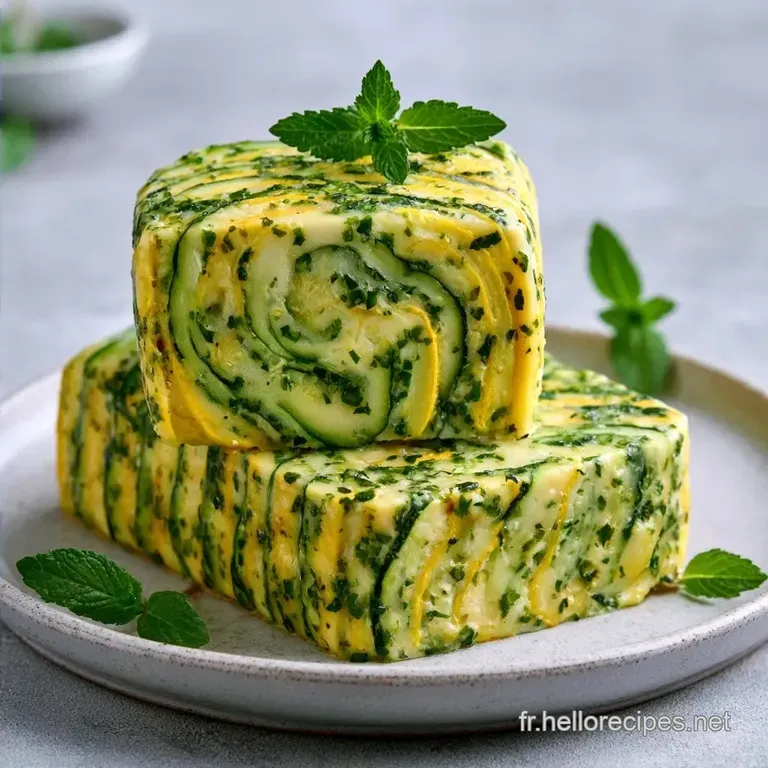 Terrine De Courgettes &Agrave; La Menthe