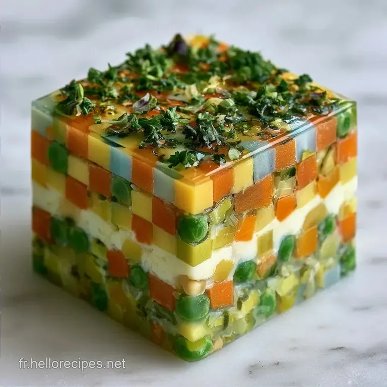 Terrine De L&eacute;gumes Fondante Et Color&eacute;e