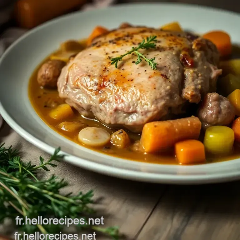 Tête de Veau: Traditionnelle et Savoureuse presentation