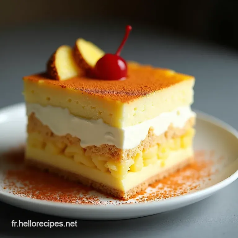 Tiramisu Ananas Coco Un &Eacute;clat de Soleil dans Votre Dessert