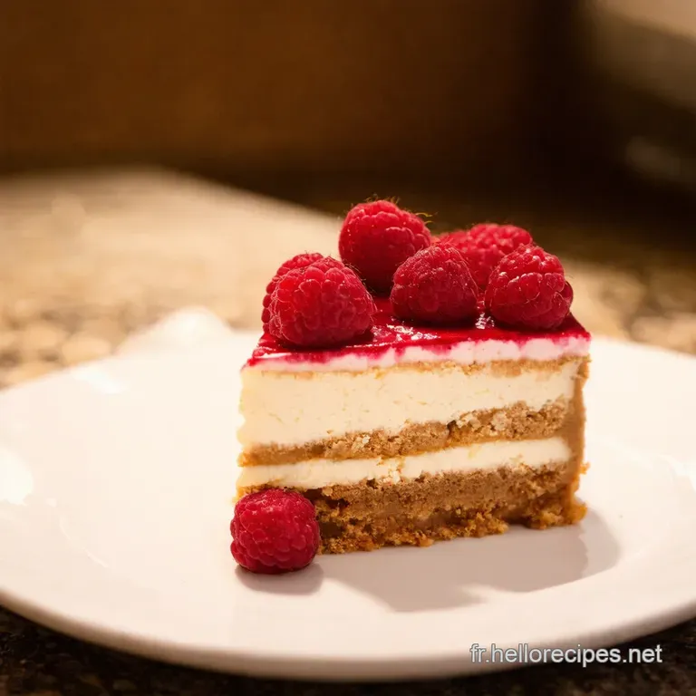 Tiramisu aux Framboises LÉté en Dessert presentation