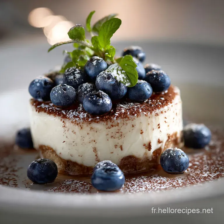 Tiramisu Aux Myrtilles La Recette Azur &Eacute;l&eacute;gance Et Fra&icirc;cheur presentation