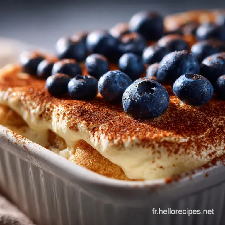Tiramisu aux myrtilles : La recette fruit&eacute;e parfaite