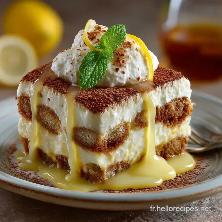Recette Tiramisu au Citron et Limoncello Dolce Vita en Dessert