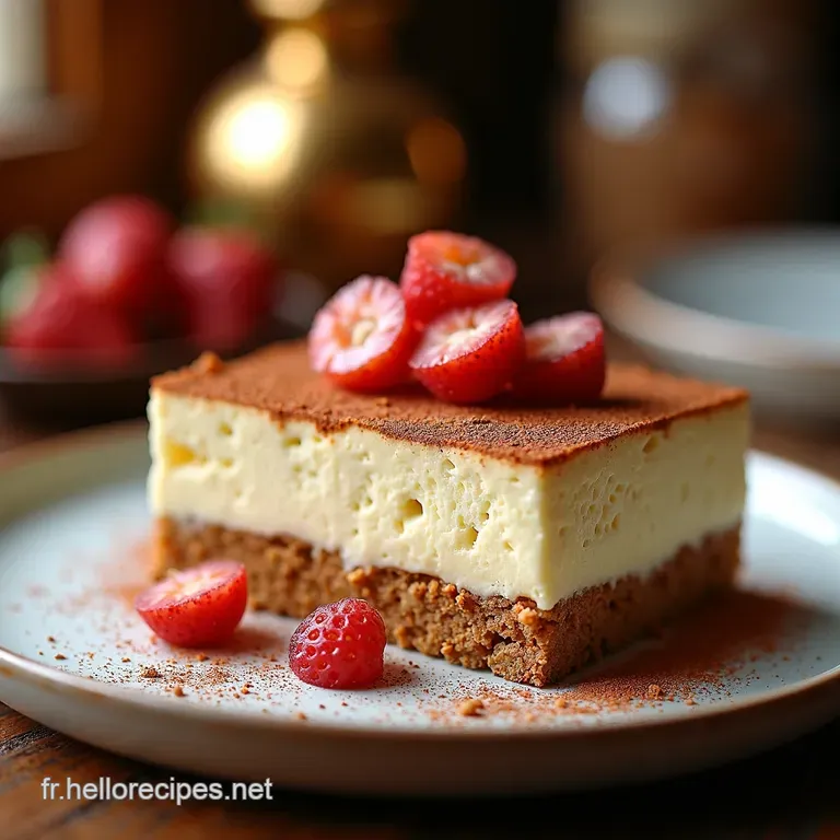 Tiramisu Marin Crevettes Roses Cr&egrave;me Iod&eacute;e Et Croquant Sal&eacute; presentation