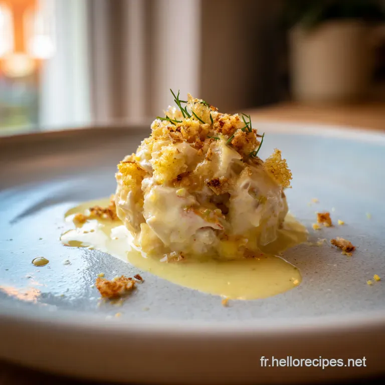 Mon Tiramisu de Crabe aux Pommes Lentrée fraîche et festive au Calvados