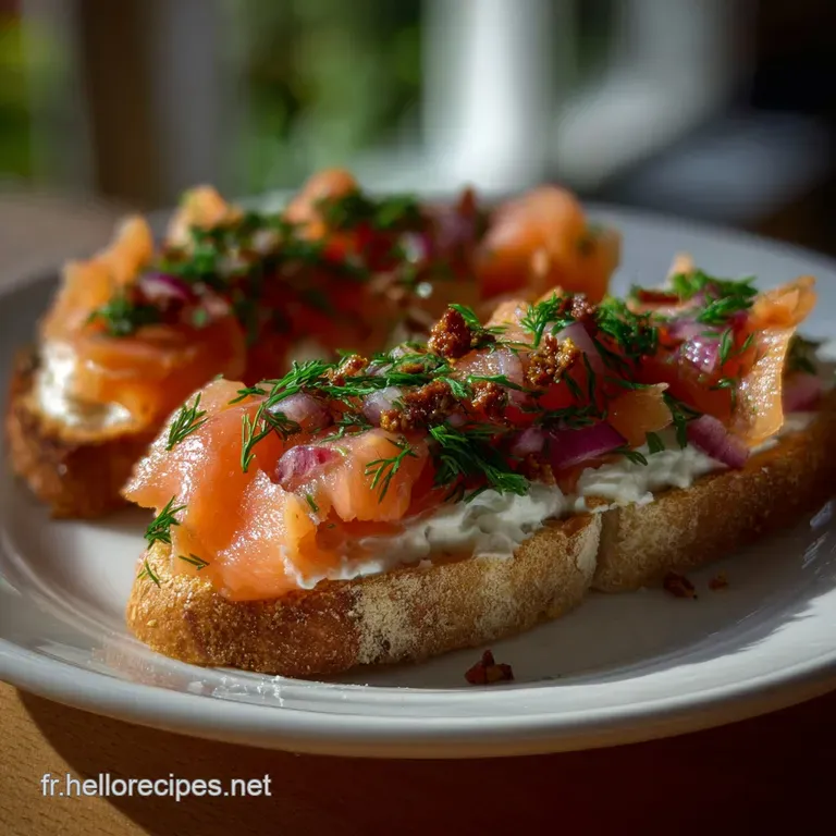 Toast Saumon Fum&eacute; Express Citronn&eacute;