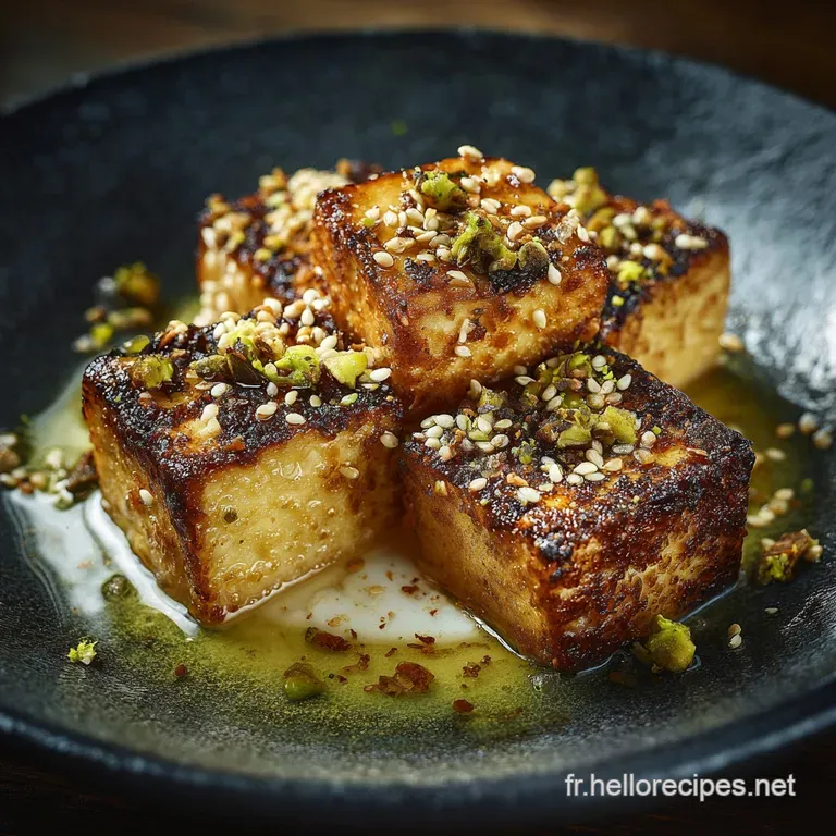Le Croustillant de Tofu aux Sésames Grillés LArt du Crack Végétal