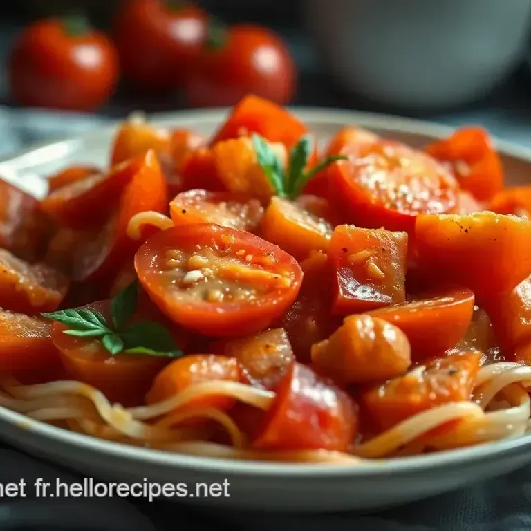 Tomate Concassée : La Recette Facile et Savoureuse de l&#039 Été