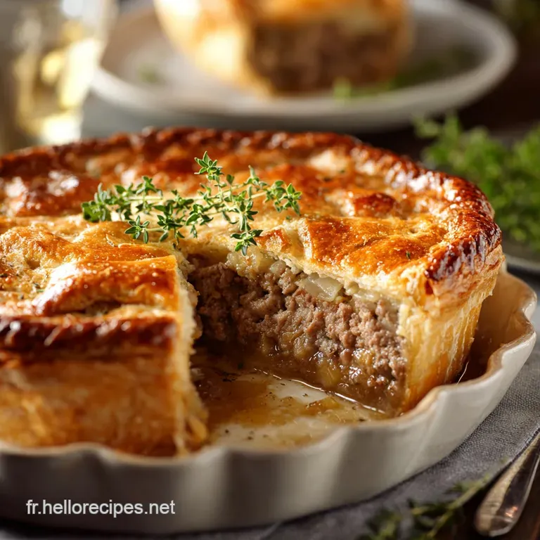 Tourti&egrave;re canadienne classique : la recette familiale qui r&eacute;chauffe l&acirc;me