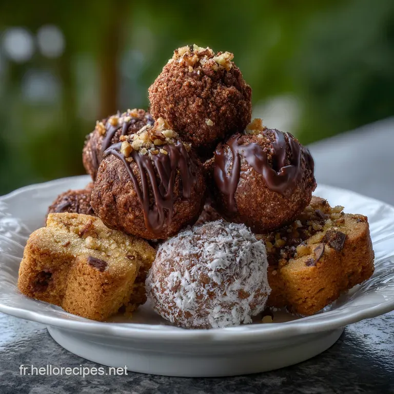 Recette De Truffes Au Chocolat Et Biscuits Amour Maison presentation