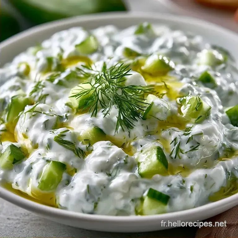 Tzatziki Grec &Agrave; l Aneth en 30 Minutes