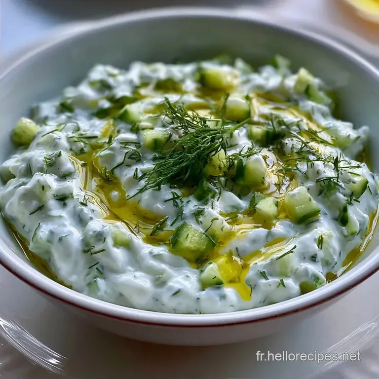 Tzatziki Maison au Yaourt Grec