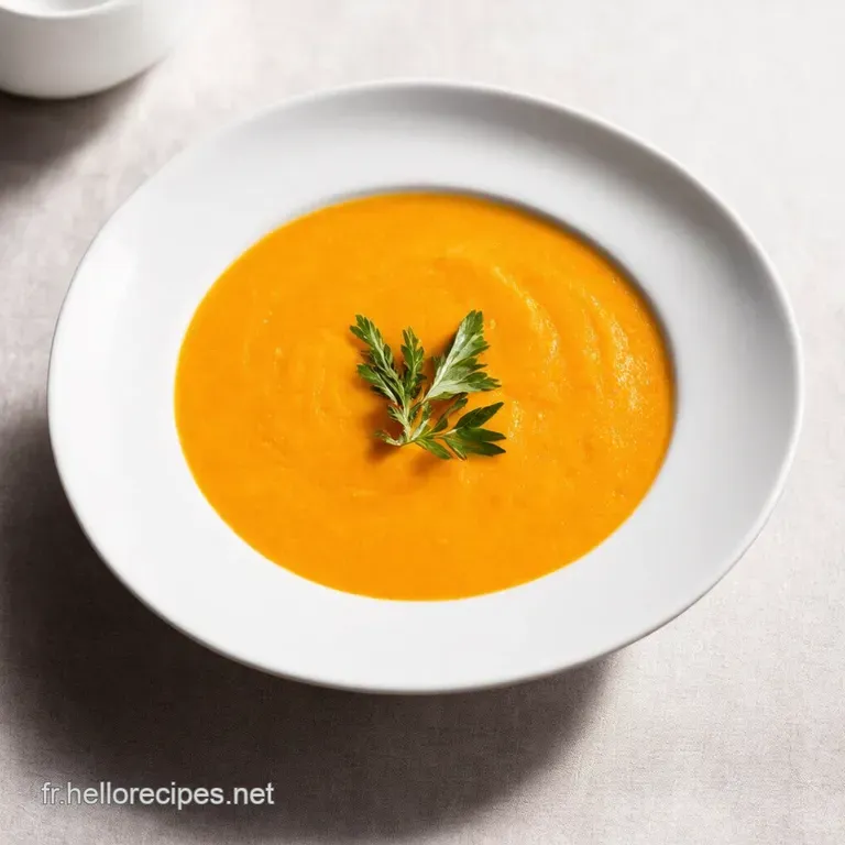 Velouté de Carotte French Creamy Carrot Soup